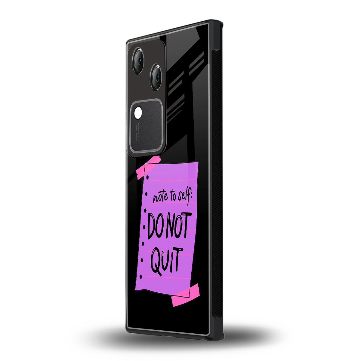 No Not Quit vivo v30 mobile cover | shockproof glass phone case