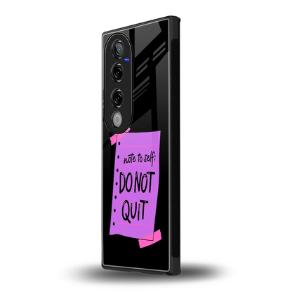 No Not Quit vivo v40 pro mobile cover | shockproof glass phone case