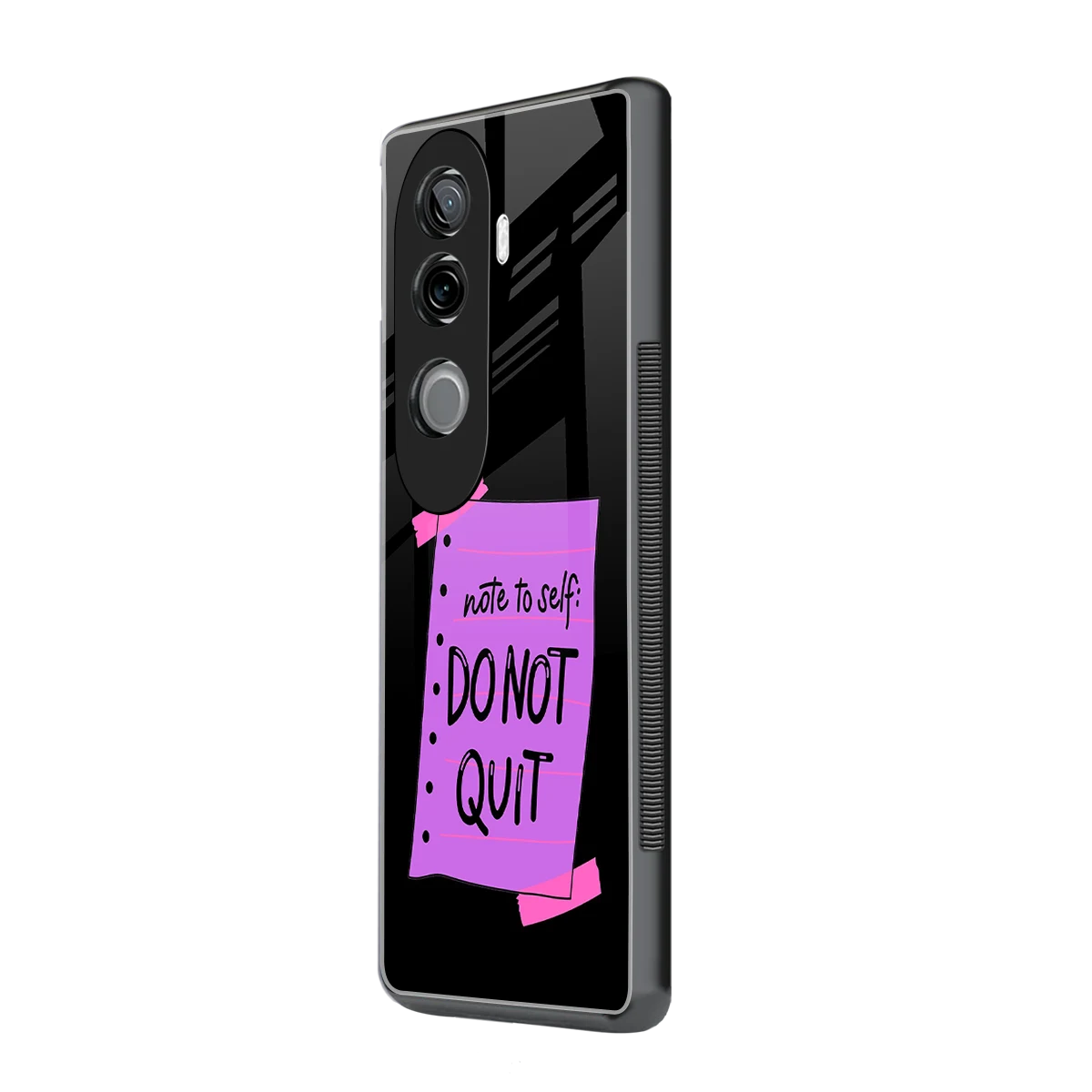 No Not Quit vivo v40e mobile cover | shockproof glass phone case