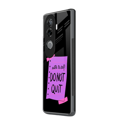 No Not Quit vivo v40e mobile cover | shockproof glass phone case