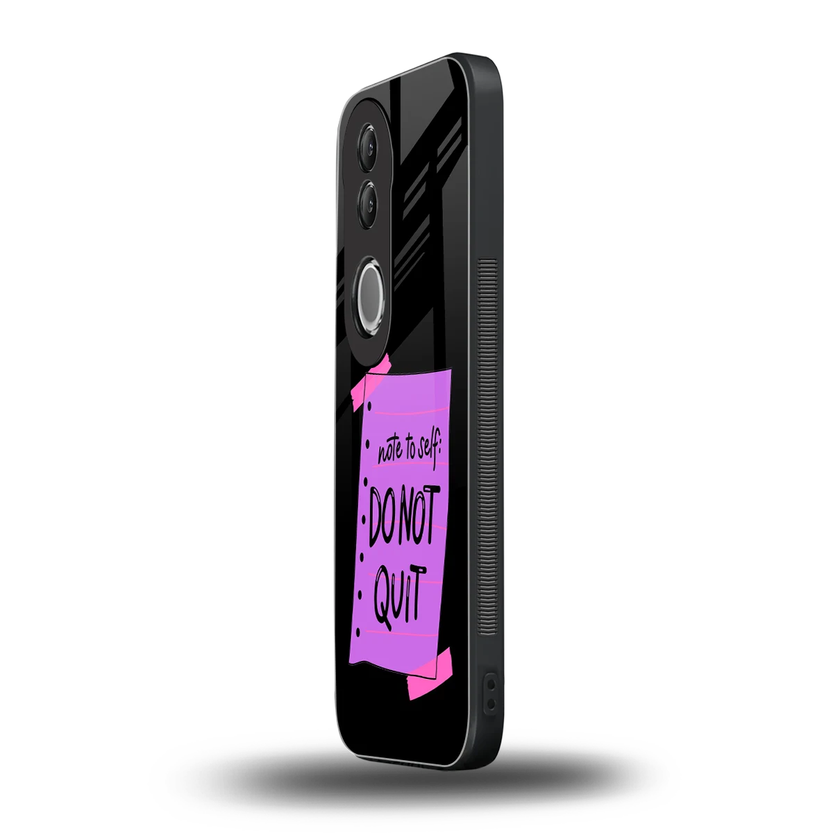 No Not Quit vivo v50 mobile cover | shockproof glass phone case