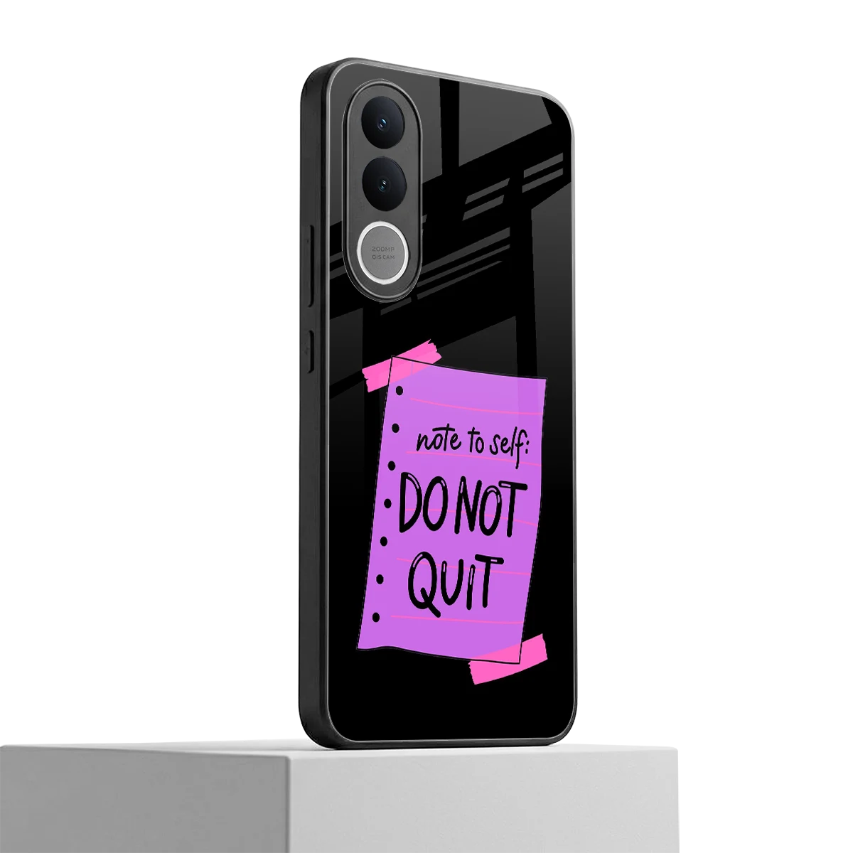 No Not Quit vivo v70 fe mobile cover | shockproof glass phone case