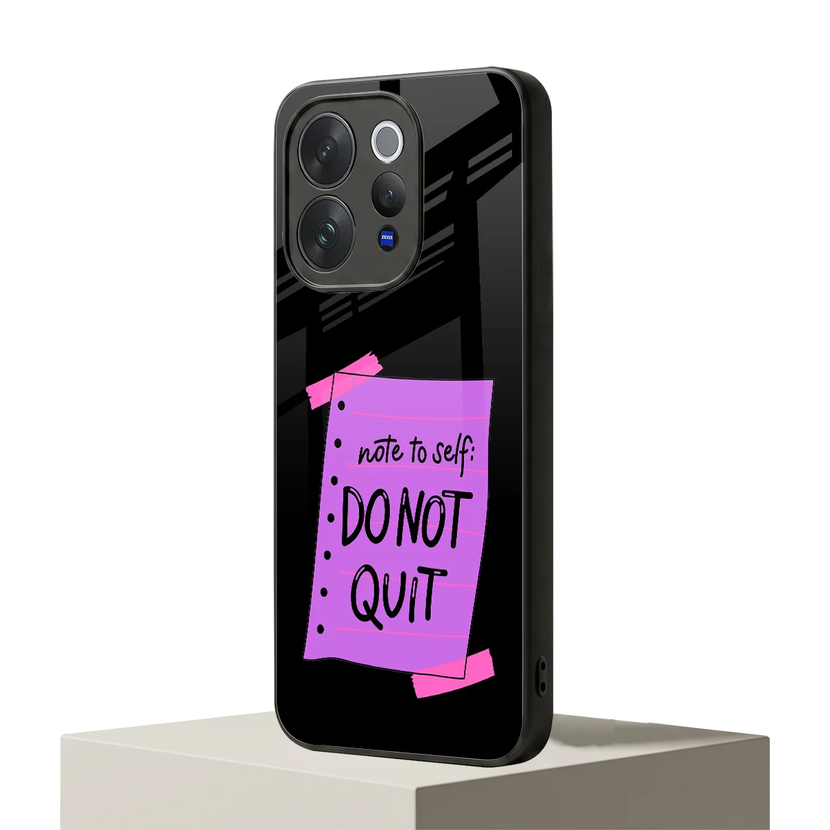No Not Quit vivo v70 mobile cover | shockproof glass phone case