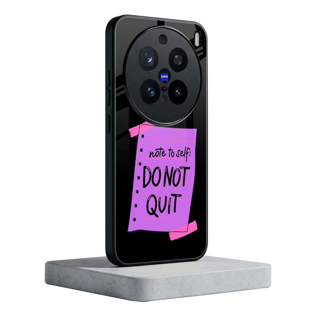 No Not Quit vivo x200 pro mobile cover | shockproof glass phone case