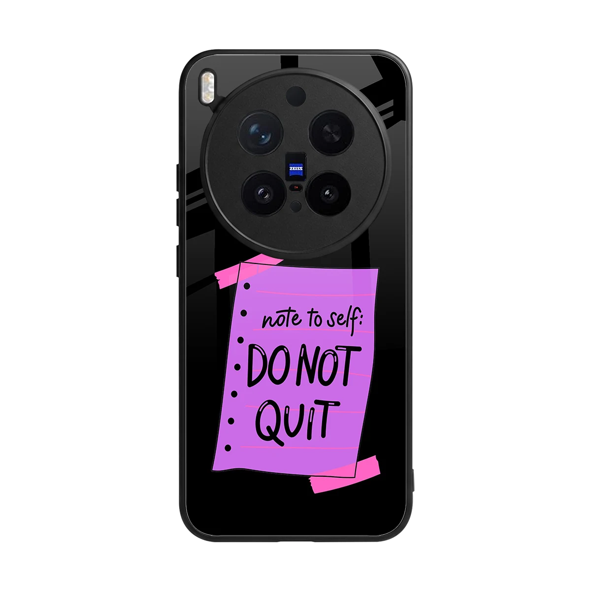 No Not Quit back phone cover | glass case for vivo x300 pro