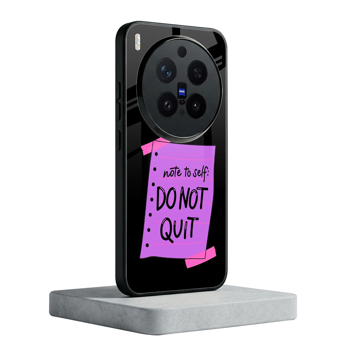 No Not Quit vivo x300 pro mobile cover | shockproof glass phone case
