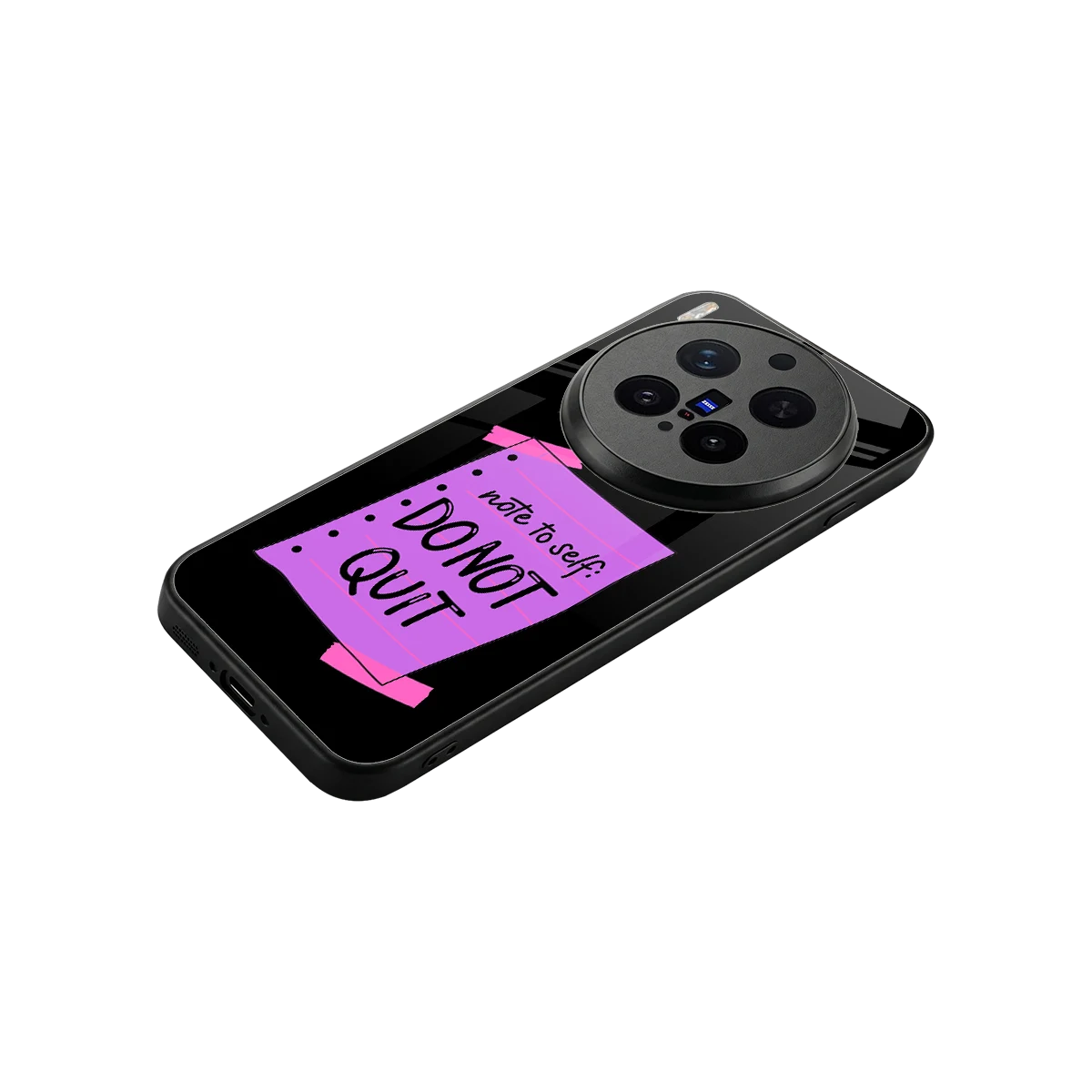 No Not Quit stylish phone case for vivo x300 pro | glossy glass and slim fit