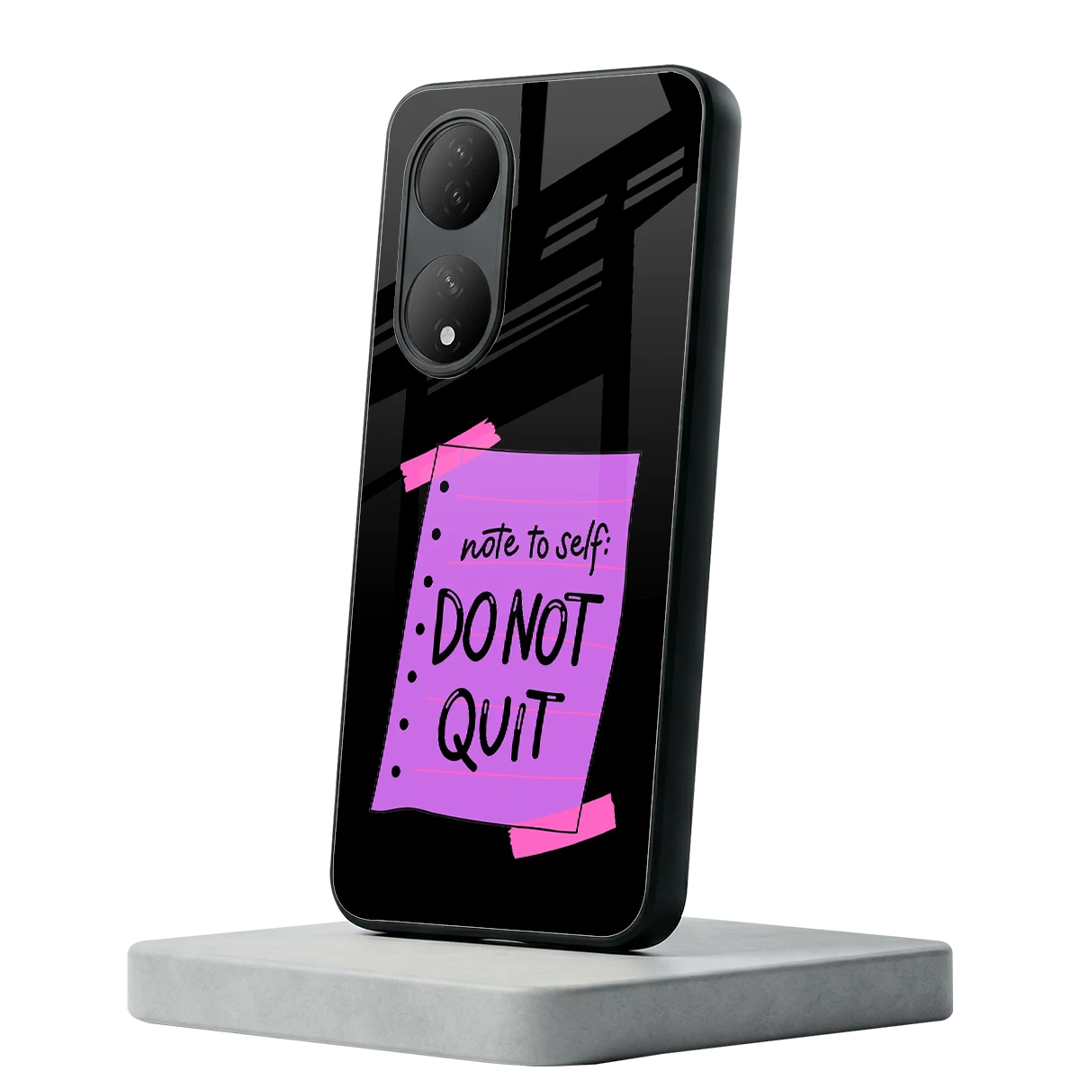 No Not Quit Vivo-y100 mobile cover | shockproof glass phone case