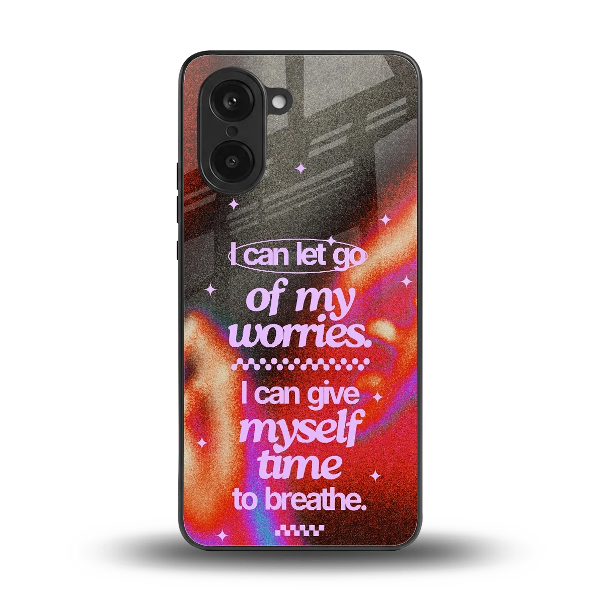 No Worries back phone cover | glass case for oneplus nord ce5 5g