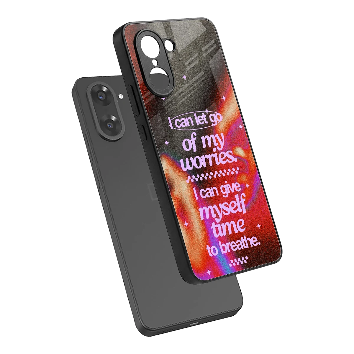 No Worries sleek oneplus nord ce5 5g cover with tempered glass back and TPU edges