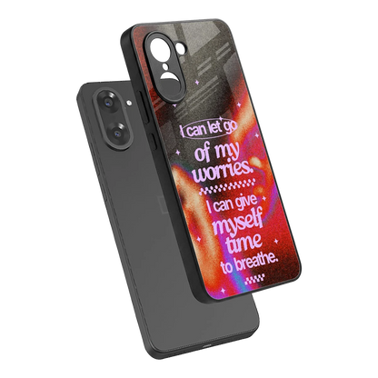 No Worries sleek oneplus nord ce5 5g cover with tempered glass back and TPU edges