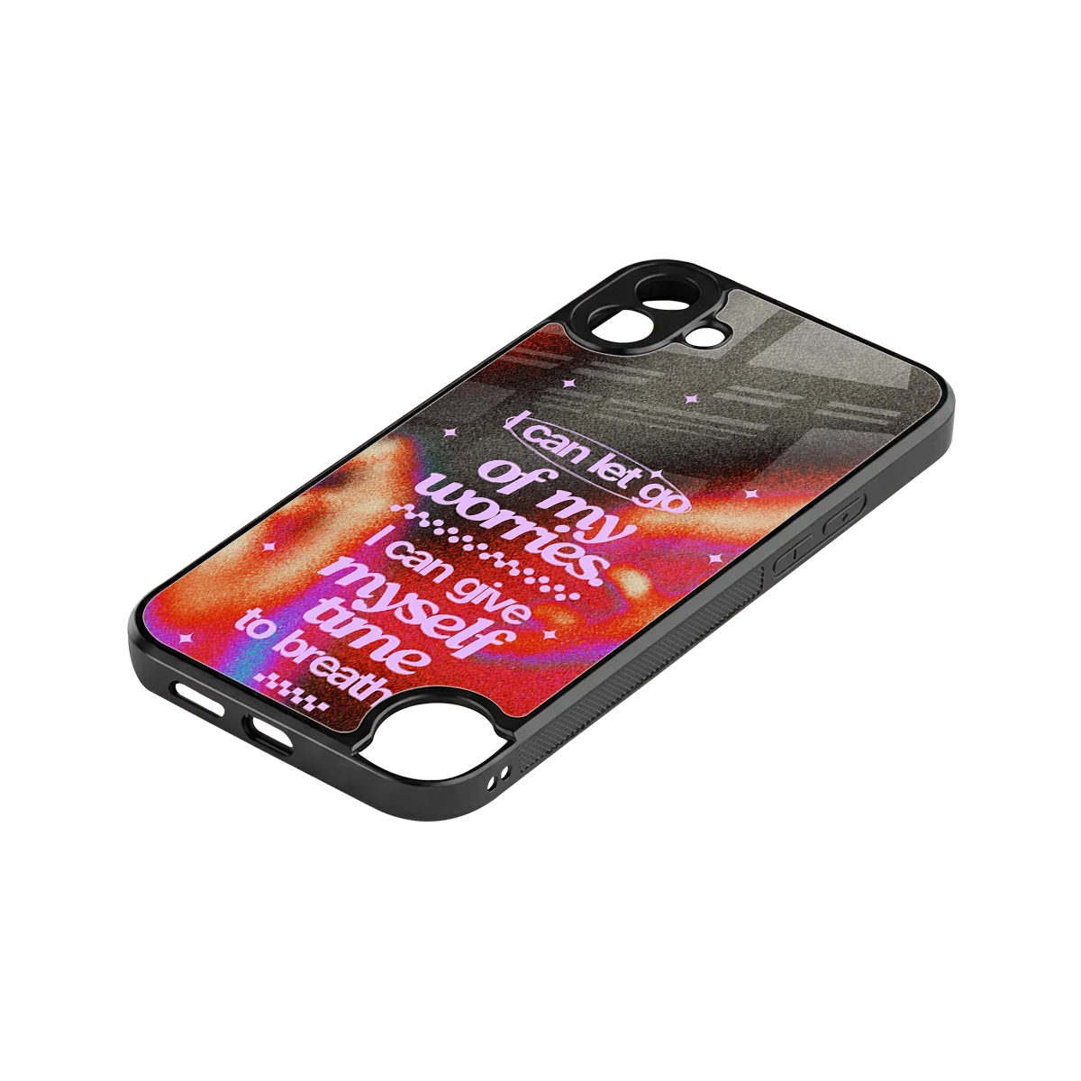 No Worries stylish phone case for cmf nothing phone 1 | glossy glass and slim fit