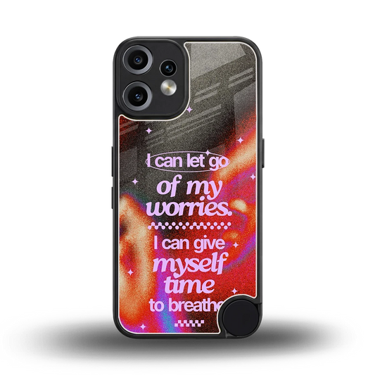 No Worries back phone cover | glass case for cmf nothing phone 2 pro