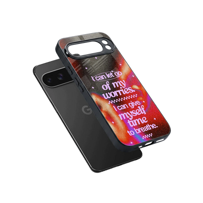 No Worries sleek google pixel 10 pro xl cover with tempered glass back and TPU edges