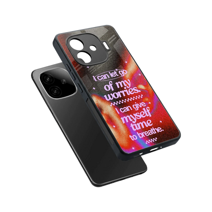 No Worries sleek iqoo neo 10r 5g cover with tempered glass back and TPU edges