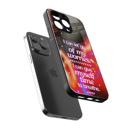 No Worries sleek iphone 14 pro max cover with tempered glass back and TPU edges