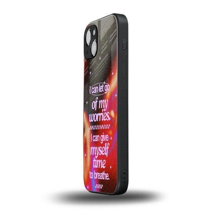 No Worries iphone 14 plus mobile cover | shockproof glass phone case