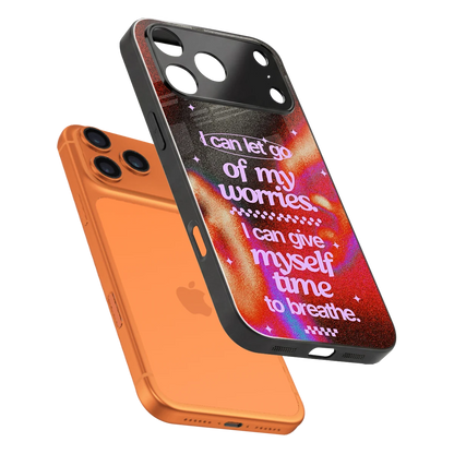 No Worries sleek iphone 17 pro max cover with tempered glass back and TPU edges