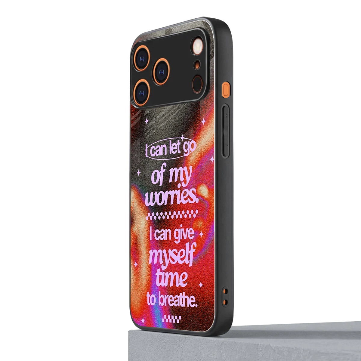 No Worries iphone 17 pro mobile cover | shockproof glass phone case