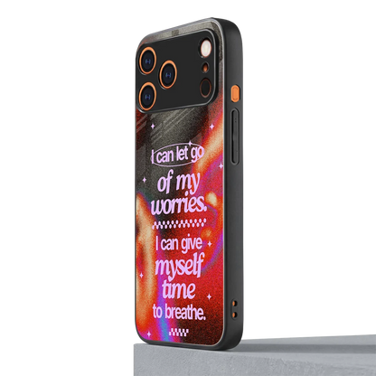 No Worries iphone 17 pro mobile cover | shockproof glass phone case