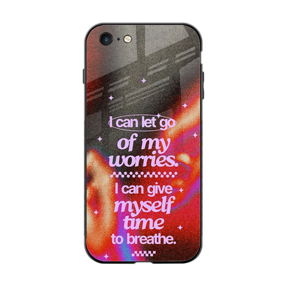 No Worries back phone cover | glass case for iphone 6