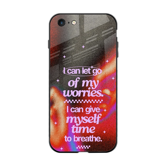 No Worries back phone cover | glass case for iphone 6s plus