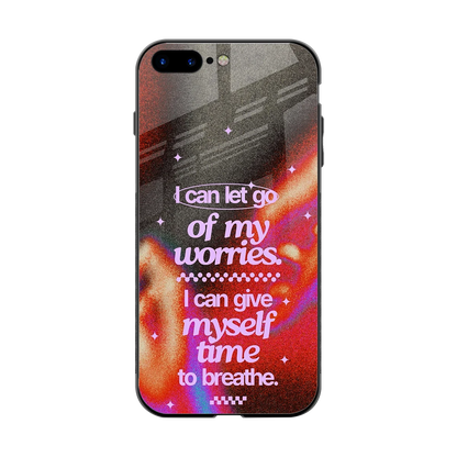 No Worries back phone cover | glass case for iphone 8 plus