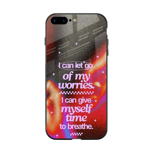 No Worries back phone cover | glass case for iphone 8 plus