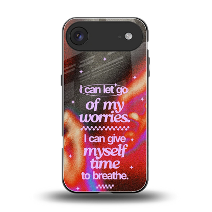 No Worries back phone cover | glass case for iphone air