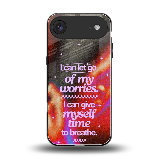 No Worries back phone cover | glass case for iphone air