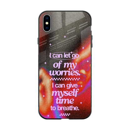 No Worries back phone cover | glass case for iphone xs max