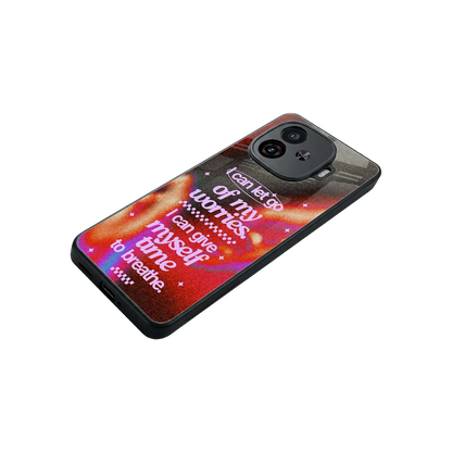 No Worries stylish phone case for iqoo neo 10r 5g | glossy glass and slim fit