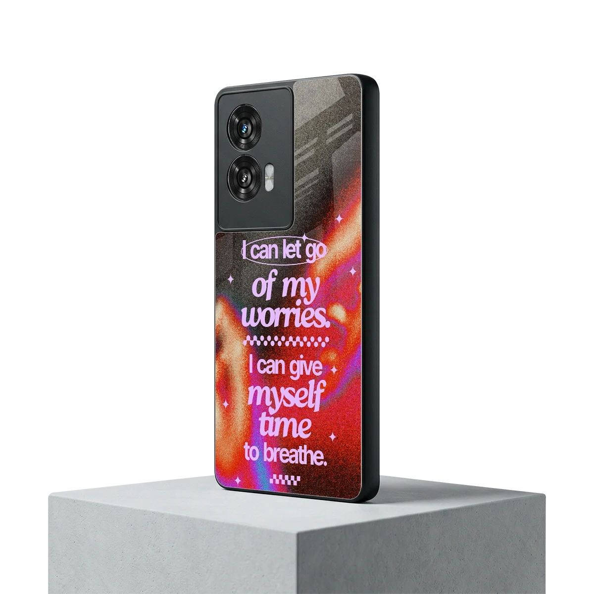 No Worries motorola edge 50 fusion mobile cover | shockproof glass phone case