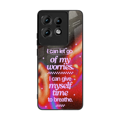 No Worries back phone cover | glass case for motorola edge 50 pro