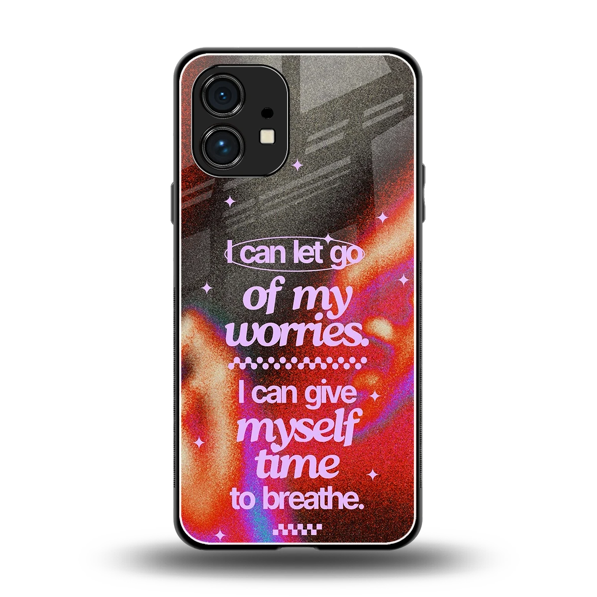 No Worries back phone cover | glass case for nothing phone 1