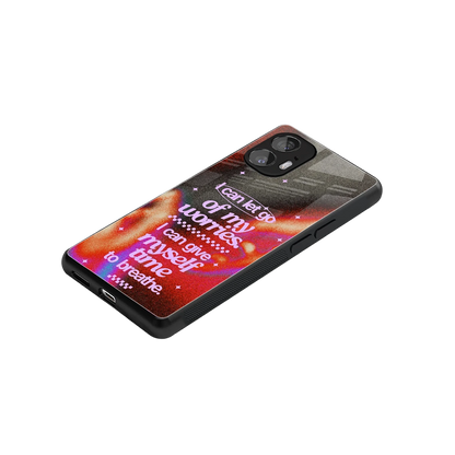 No Worries stylish phone case for nothing phone 2 | glossy glass and slim fit