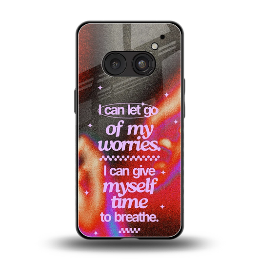 No Worries back phone cover | glass case for nothing phone 2a