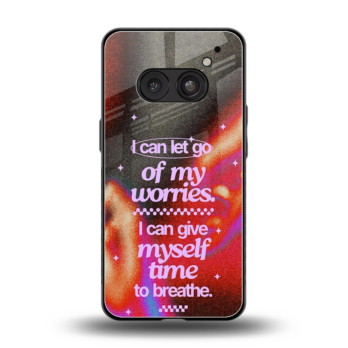 No Worries back phone cover | glass case for nothing phone 2a plus