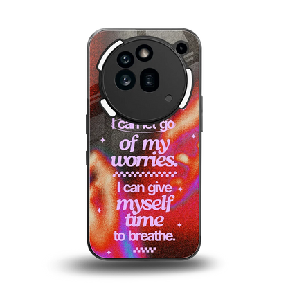 No Worries back phone cover | glass case for nothing phone 3a pro