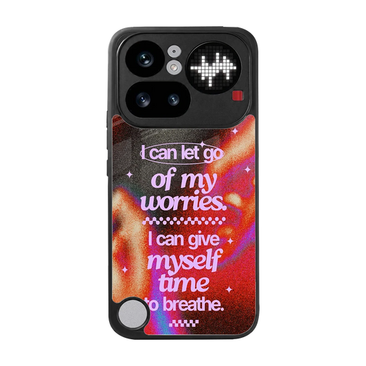 No Worries back phone cover | glass case for nothing phone 4a pro