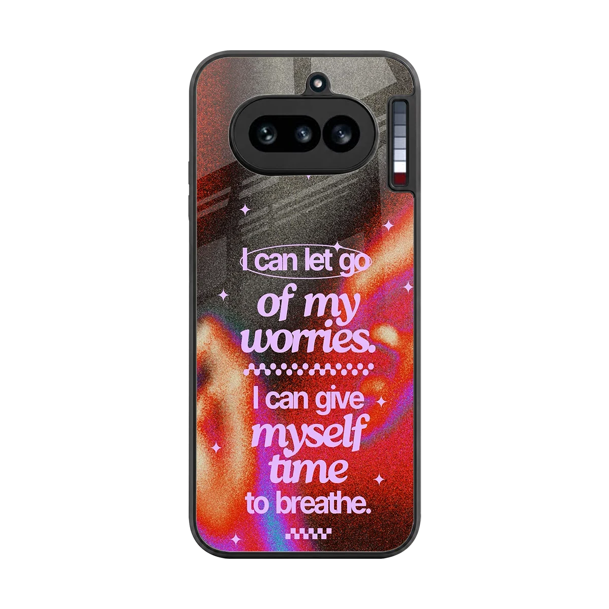 No Worries back phone cover | glass case for nothing phone 4a