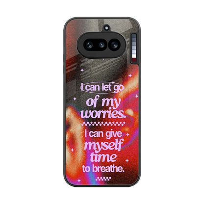 No Worries back phone cover | glass case for nothing phone 4a