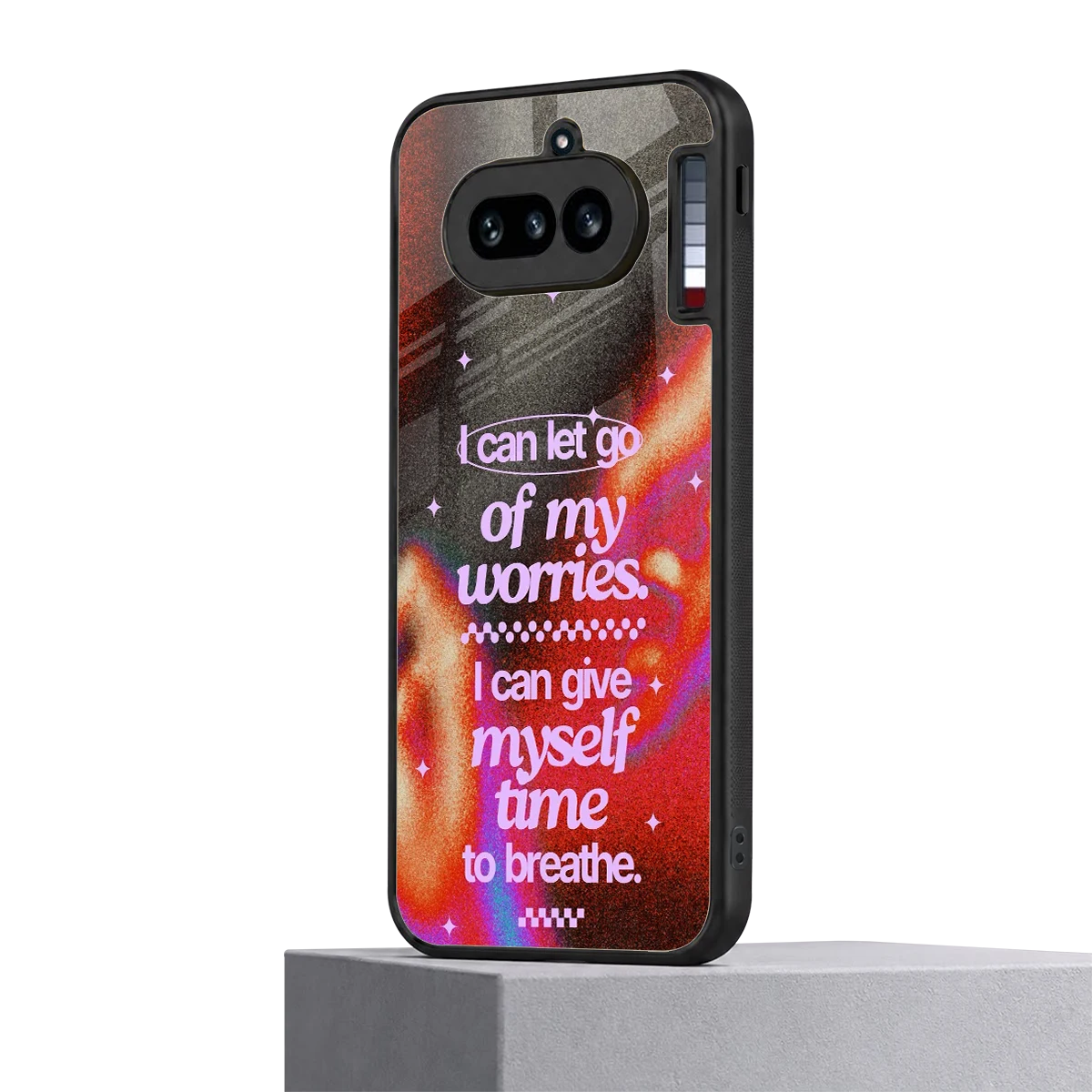 No Worries nothing phone 4a mobile cover | shockproof glass phone case