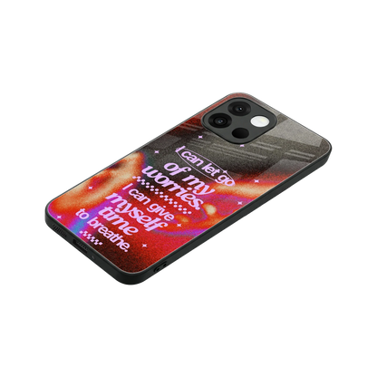 No Worries stylish phone case for oneplus 13s | glossy glass and slim fit