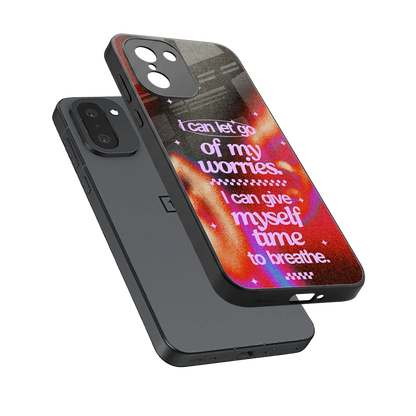 No Worries sleek oneplus 15r cover with tempered glass back and TPU edges