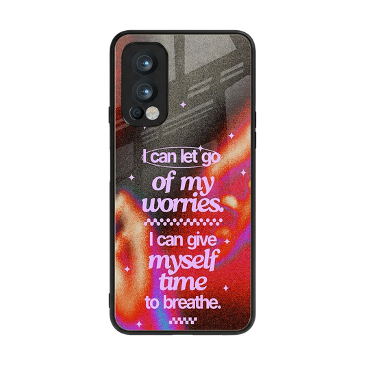 No Worries back phone cover | glass case for oneplus nord 2