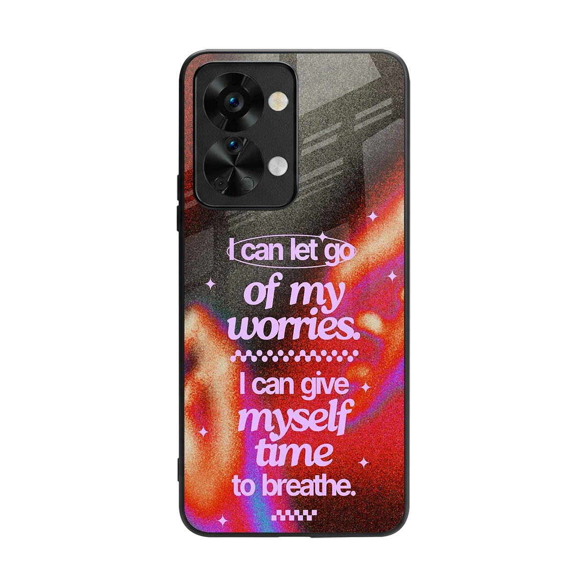 No Worries back phone cover | glass case for oneplus nord 2t