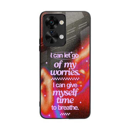 No Worries back phone cover | glass case for oneplus nord 2t