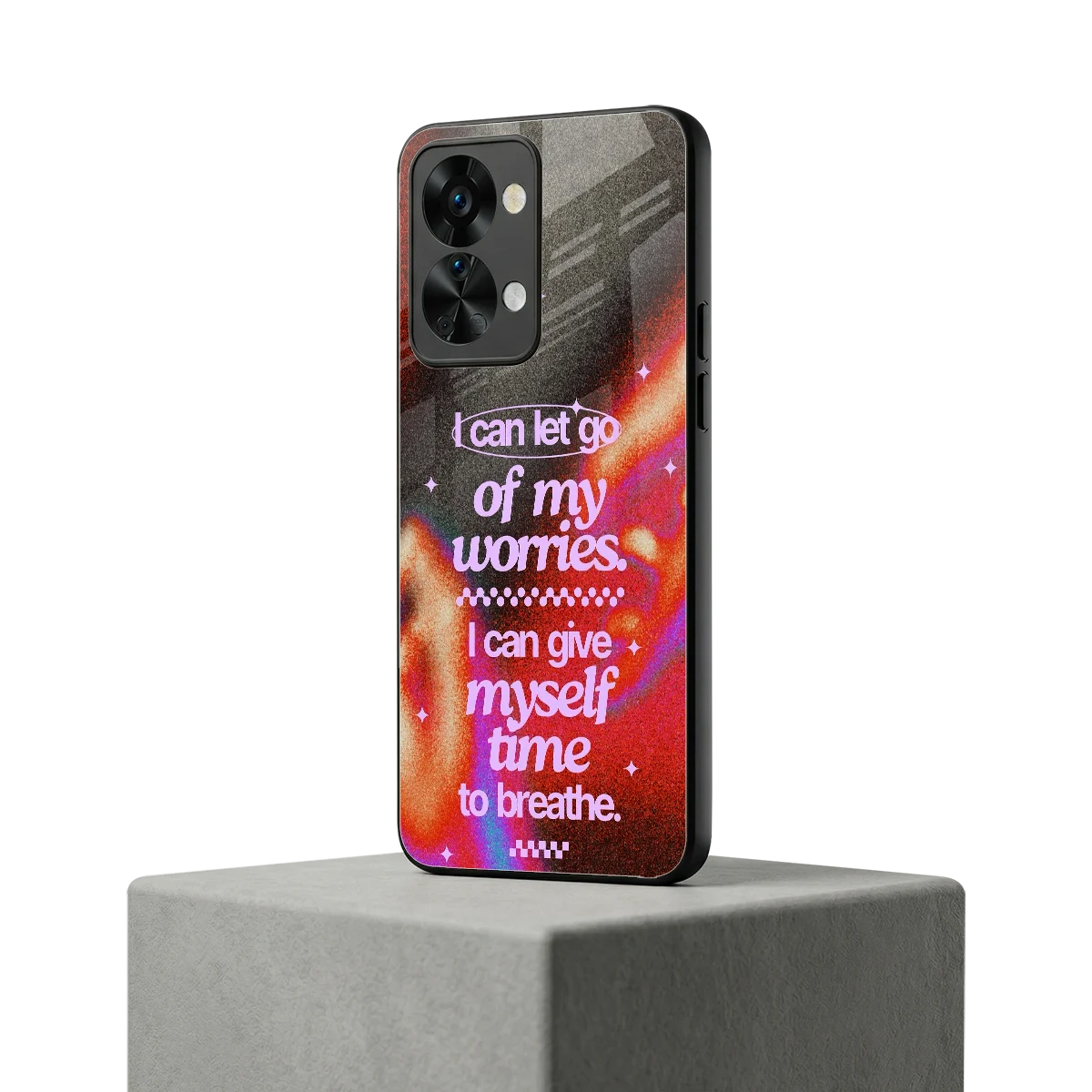 No Worries oneplus nord 2t mobile cover | shockproof glass phone case