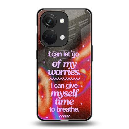 No Worries back phone cover | glass case for oneplus nord 3